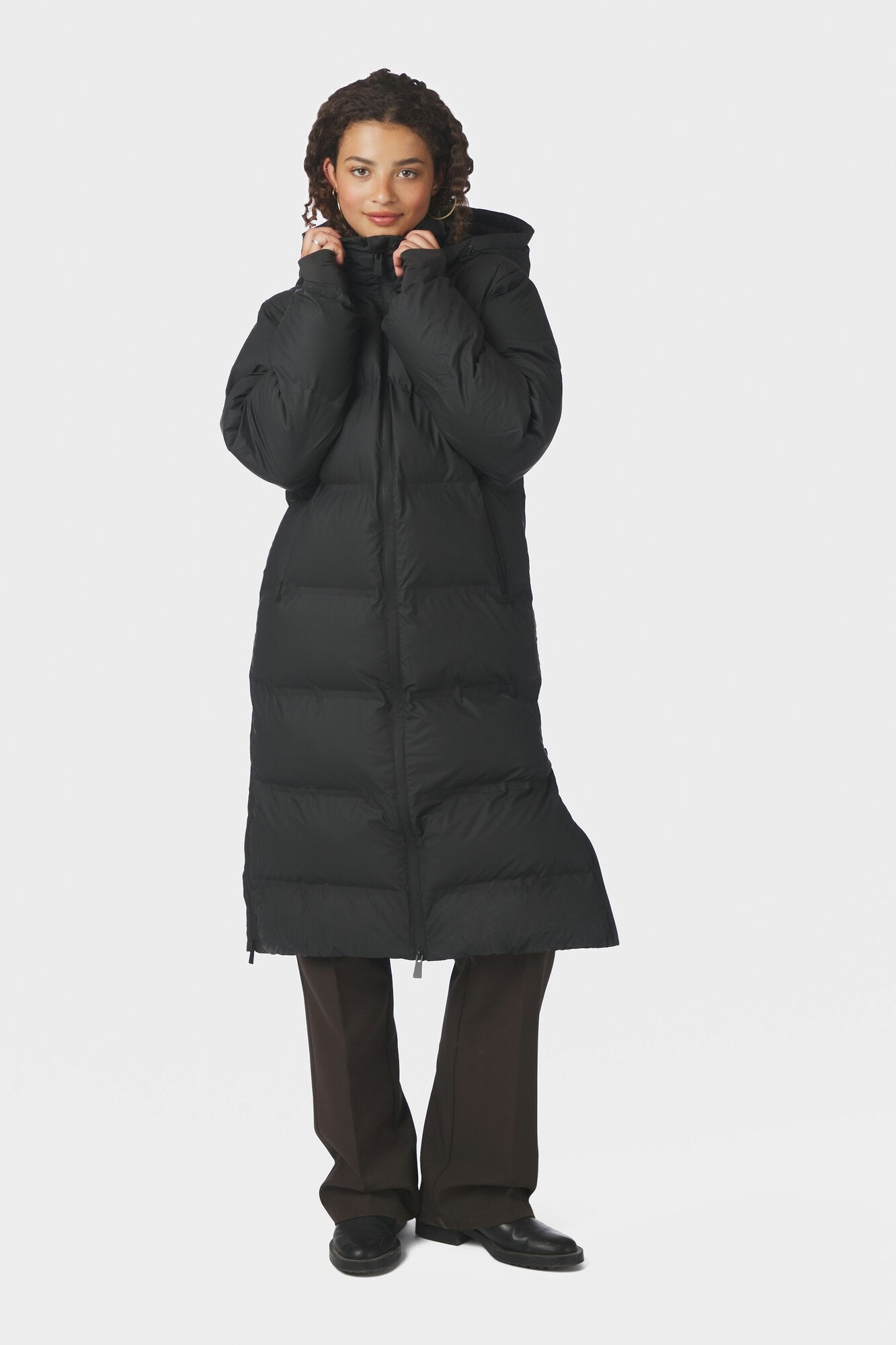 Viviana Puffer dunjakke - Sort